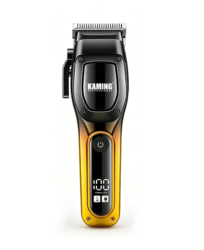 Kaming 1709 Nieuwe professionele krachtige tondeuse met digitaal display voor salon- en herenverzorging