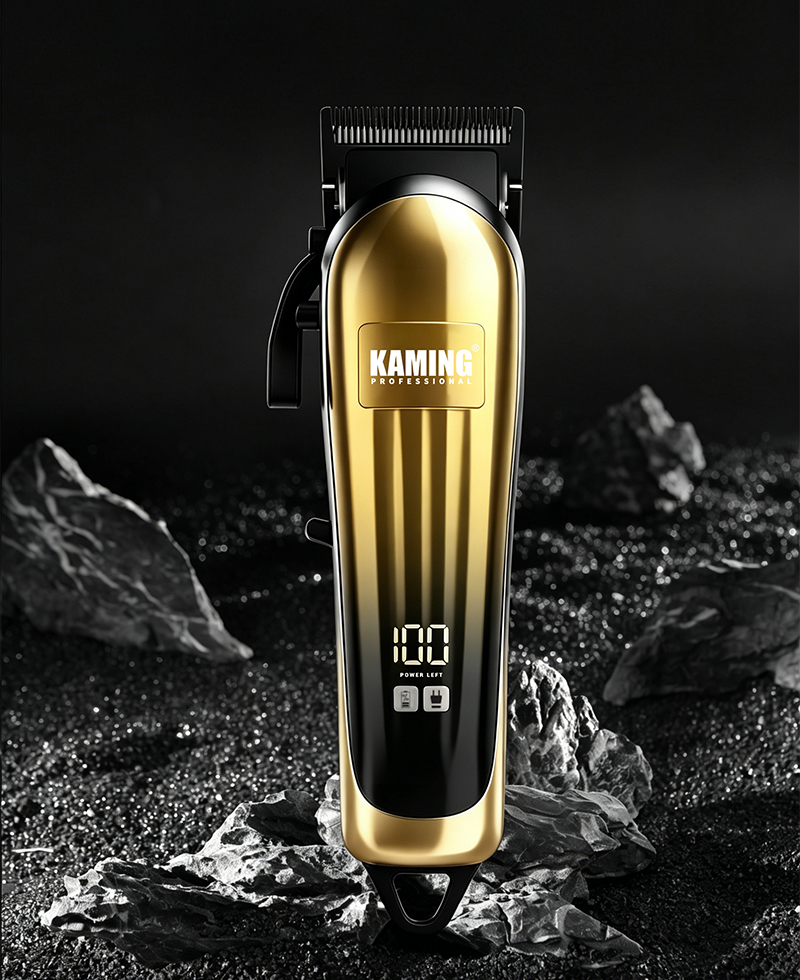 Kaming802 Home elektrische tondeuse Professionele tapertrimmer Hoge kwaliteit elektrische tondeuse digitaal display