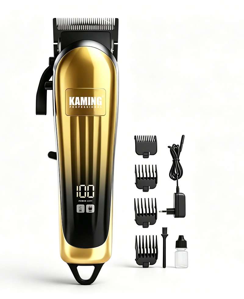 Kaming802 Home elektrische tondeuse Professionele tapertrimmer Hoge kwaliteit elektrische tondeuse digitaal display