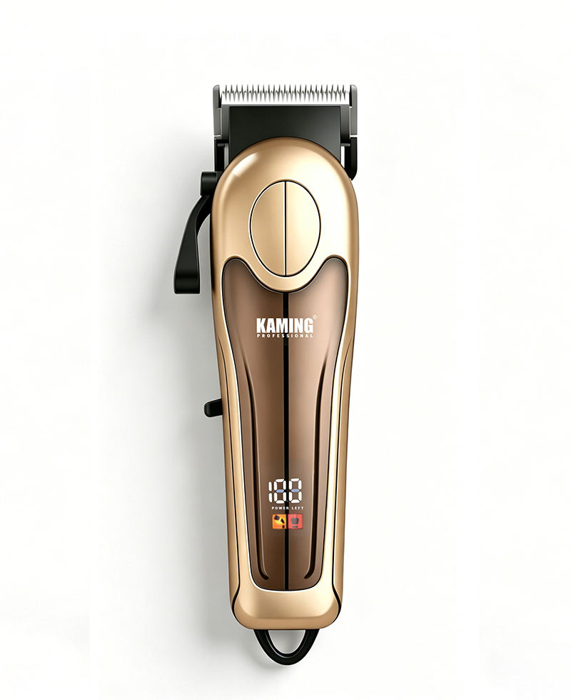Kaming professionele verstelbare LCD-display Fade tondeuse voor salons