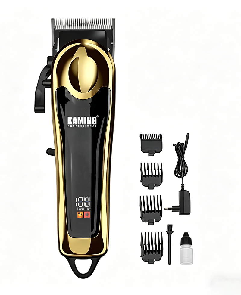 Kaming professionele verstelbare LCD-display Fade tondeuse voor salons