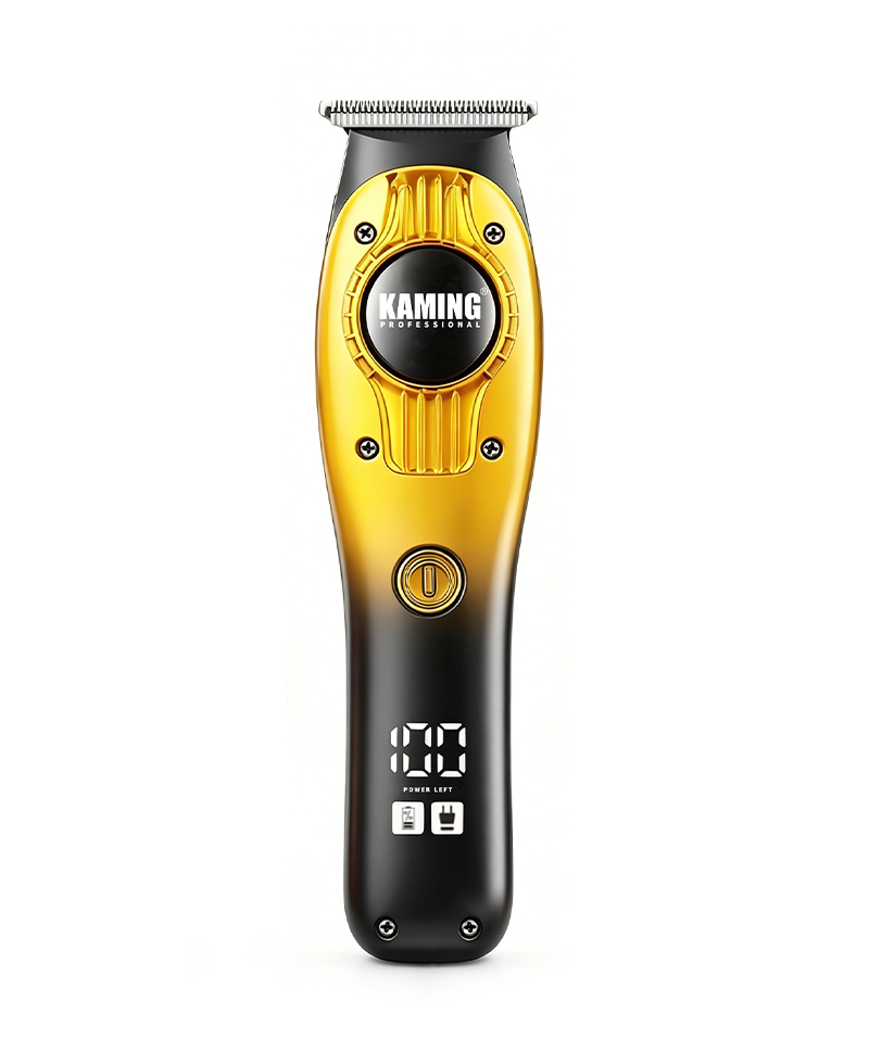 Kaming 1710 Professionele Zero Gap Carving Tondeuse met digitaal display