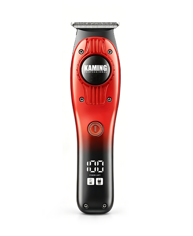 Kaming 1710 Professionele Zero Gap Carving Tondeuse met digitaal display