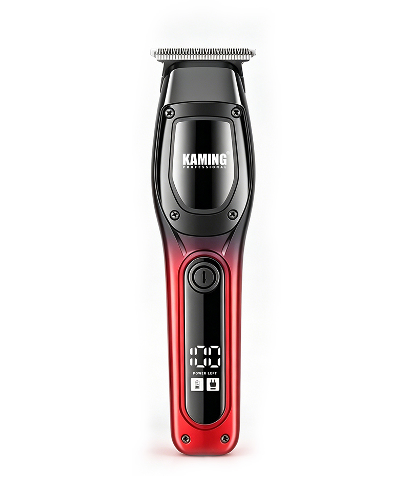 Kaming1711 Nieuwe Elektrische Tondeuse voor Mannen Zero Gap Digitale Display 7000 RPM Detail Trimmer Grensoverschrijdende Handel
