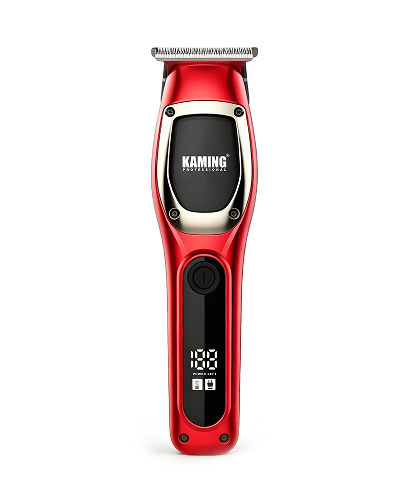 Kaming1711 Nieuwe Elektrische Tondeuse voor Mannen Zero Gap Digitale Display 7000 RPM Detail Trimmer Grensoverschrijdende Handel