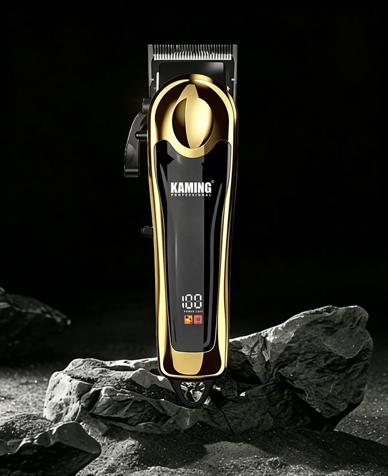 Kaming professionele verstelbare LCD-display Fade tondeuse voor salons