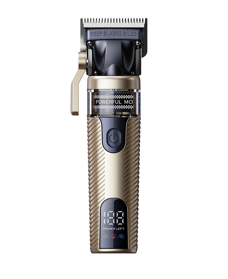 Kaming 319 professionele tondeuse met borstelloze outrunner-motor – salonkwaliteit, vintage metalen behuizing